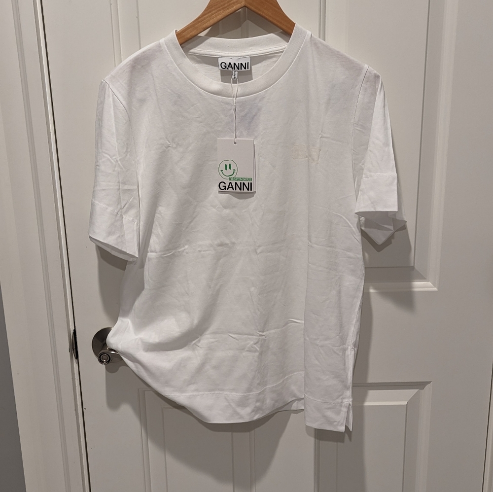 Ganni White T-shirt